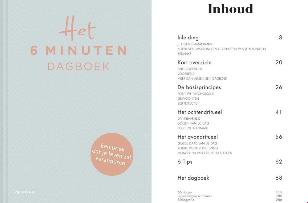 5. Het 6 minuten dagboek 5. Het 6 minuten dagboek